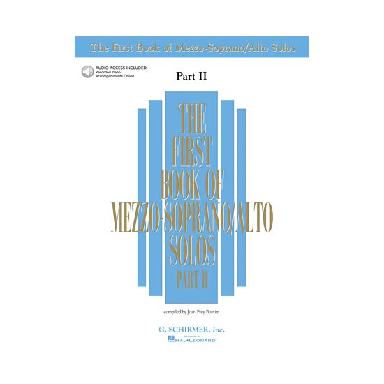 The First Book of Mezzo-Soprano/Alto Solos – Part II Book/Online Audio