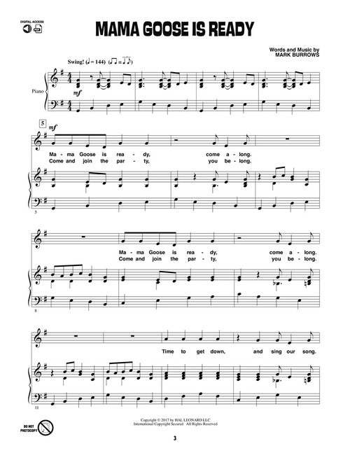 gettin down with mama goose kids musical songs