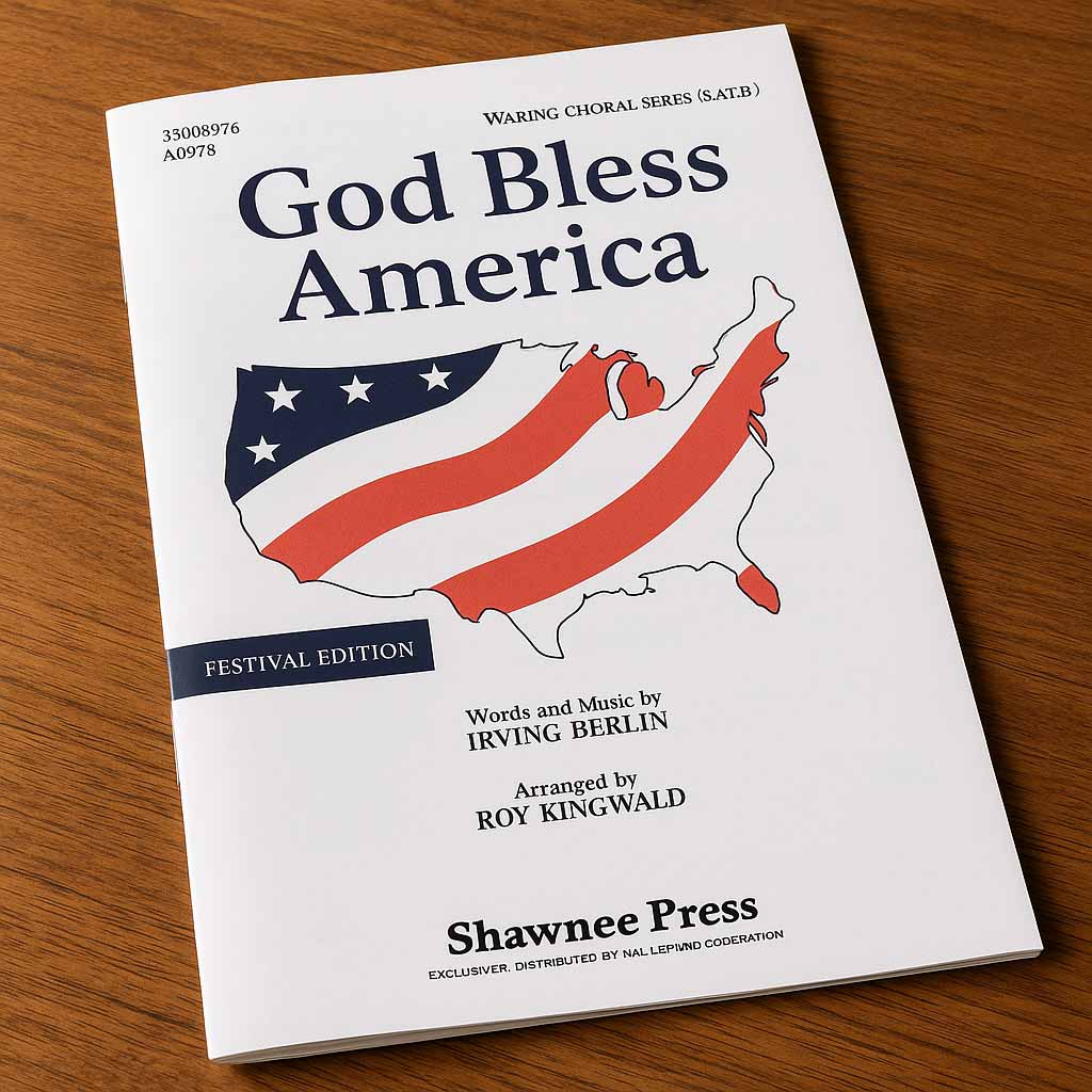 god bless america Satb sheet music choir
