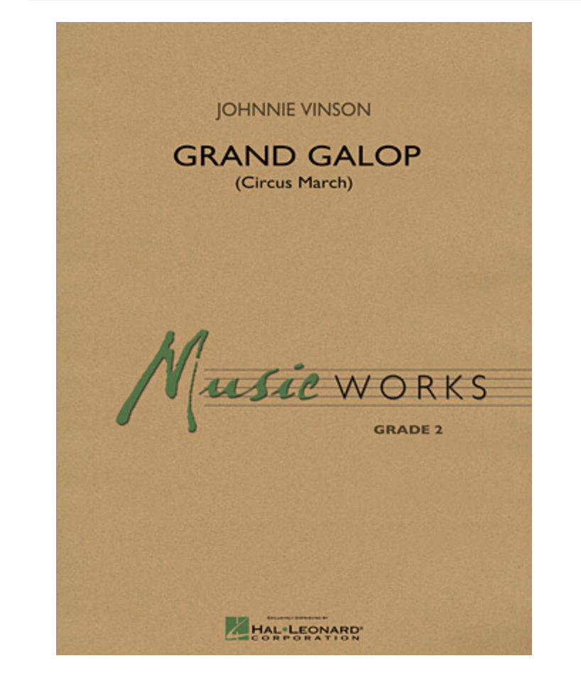 grand galop circus march for concert band sheet music