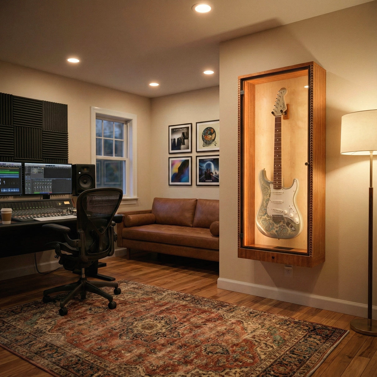 The ShowCase Deluxe Guitar Display Case