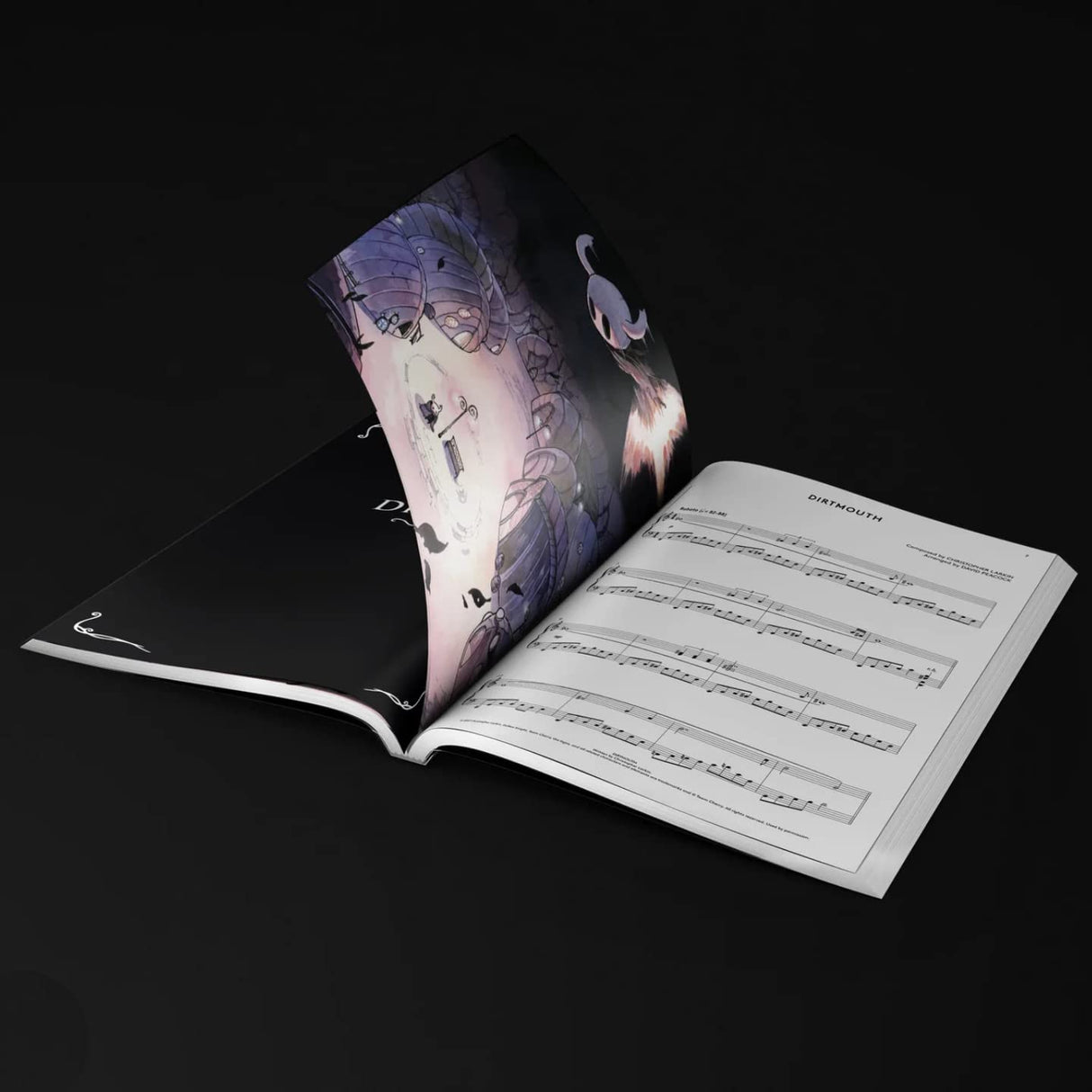 open book of hollow knight piano collection