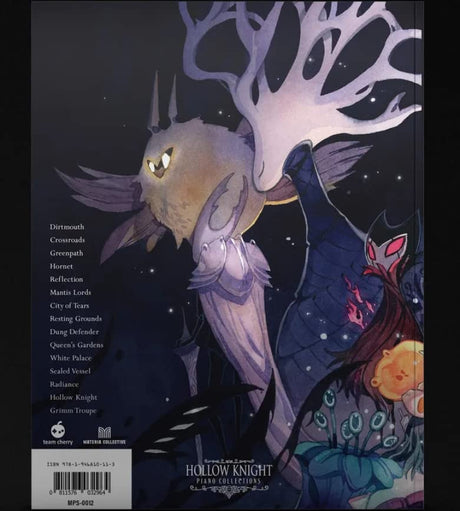 hollow knight piano collection back cover