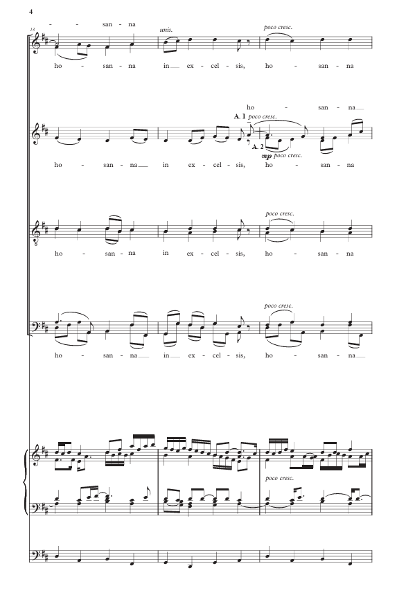 Hosanna in Excelsis – Mack Wilberg | Pachelbel Canon in D SATB Choir