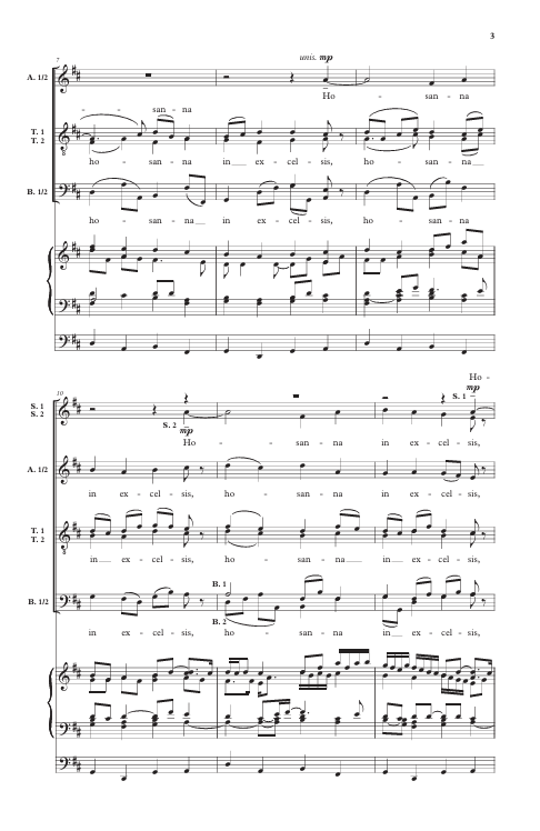 Hosanna in excelsis by mack wilberg sheet music of pachabels cannon for choir