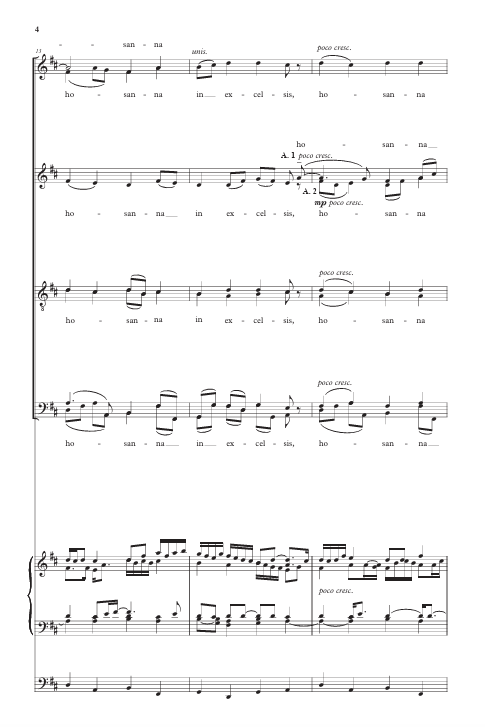 Mack wilberg sheet music of choir version of pachabel's cannon