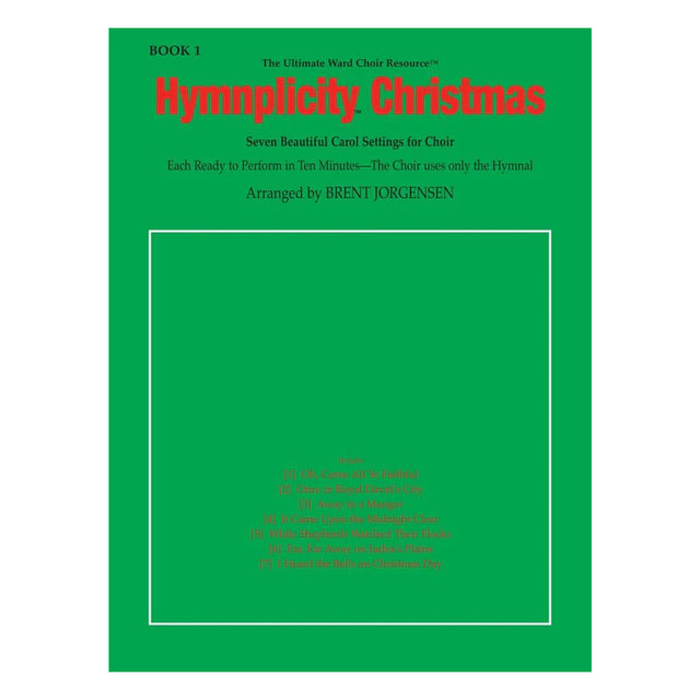 hymnplicity christmas choir sheet music for wards