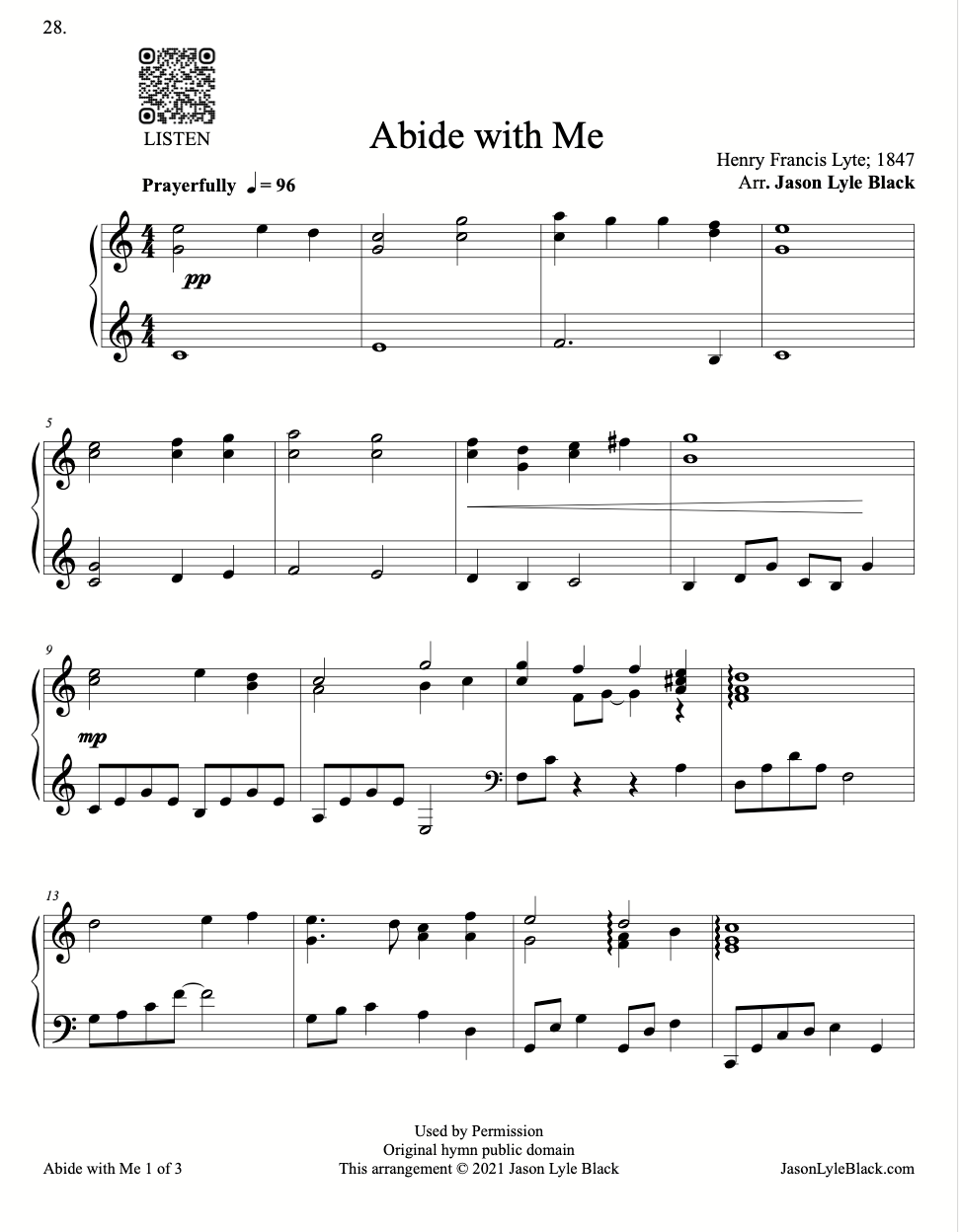 hymns sampler abide with me by jason lyle black