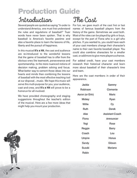 it's a hit baseball kids musical from teton music