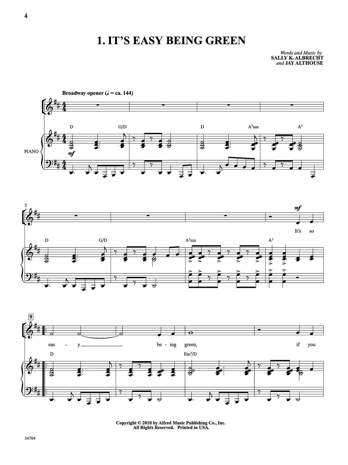 it's easy being green kids musicals shows from teton music