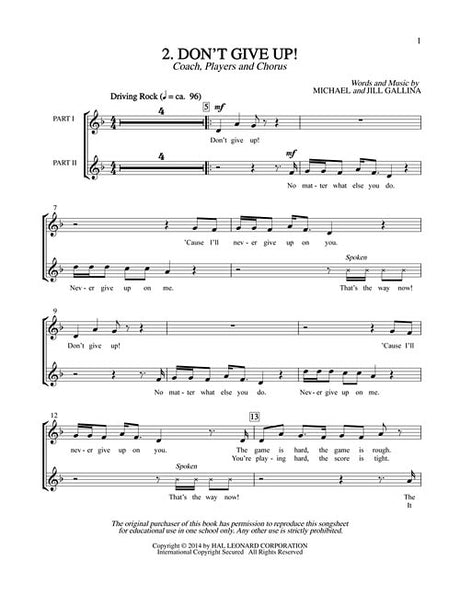 its how you play the game kids musicals about sports