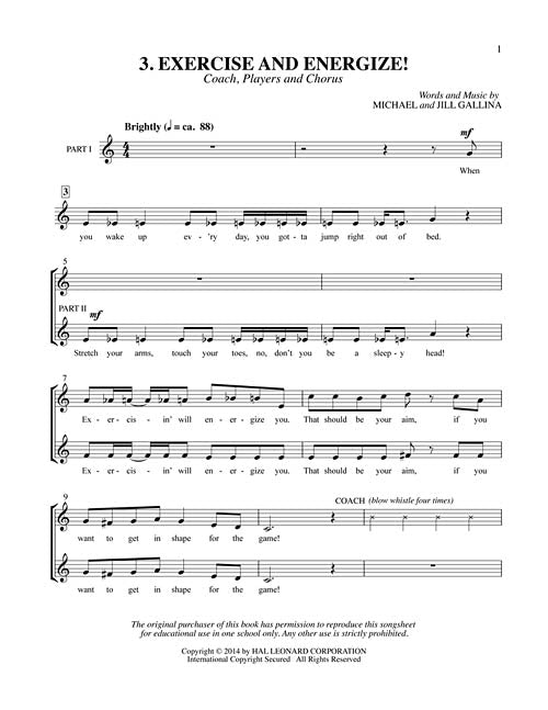 its how you play the game kids musicals about sports