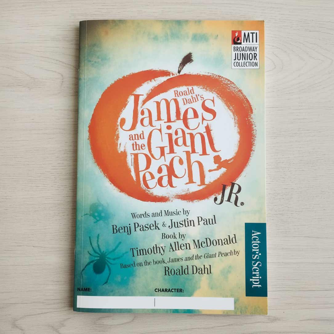 James and the Giant Peach Jr Script (10 pack)