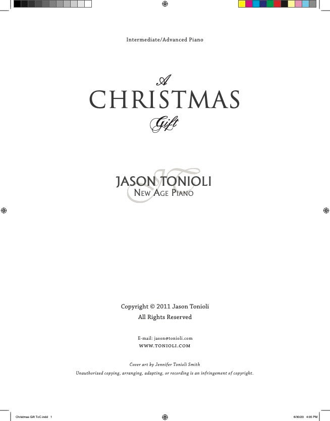A Christmas Gift by Jason Tonioli – Intermediate Christmas Piano Solos
