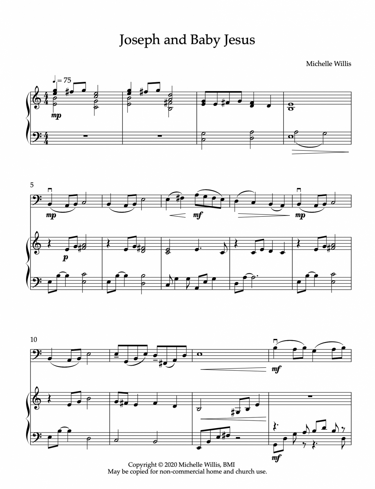 christmas sheet music for bass instruments