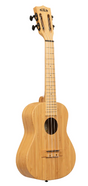 Kala Bamboo concert ukulele with a natural wood finish, displayed against a plain background.