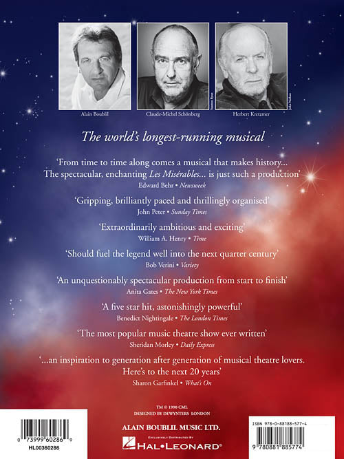 Les Misérables (Piano/Chant/Guitare)