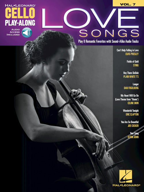 Love Songs Cello Play-Along Volume 7