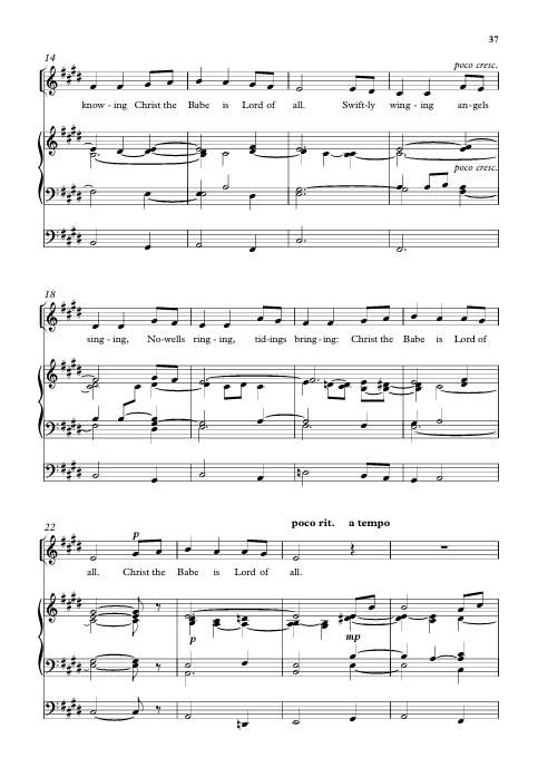 Mack wilberg christmas carols sheet music for church and schools