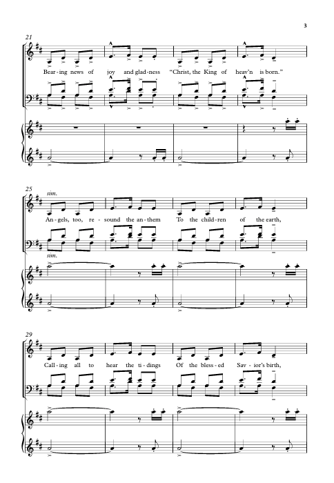 Mack wilberg christmas carols sheet music for church and schools