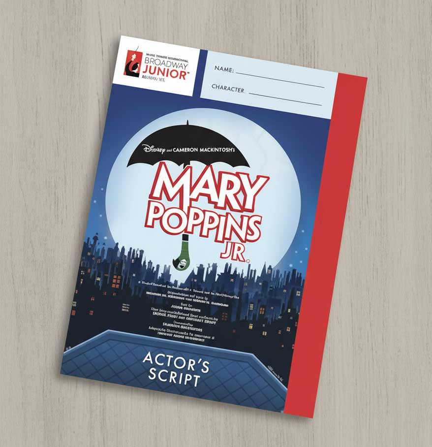 Mary Poppins Jr Script (10 pack)