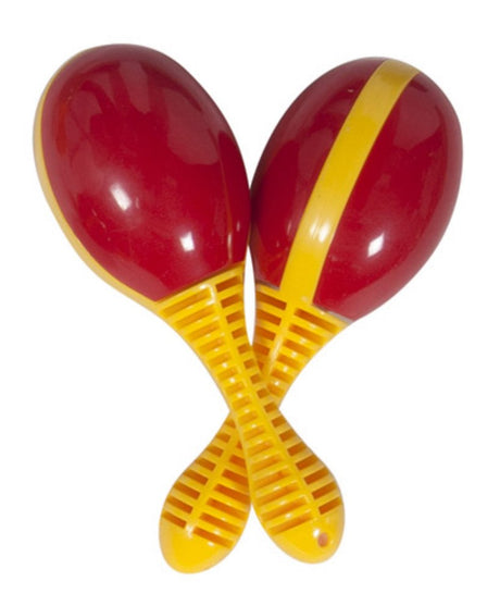 mini maraca shaker instruments in red for kids