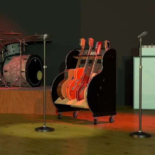 The Session-Pro Mobile Guitar Rack