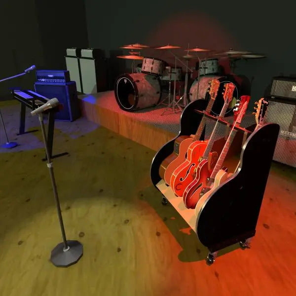 The Session-Pro Mobile Guitar Rack