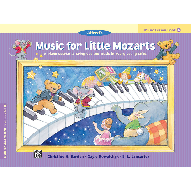 Musique pour les petits Mozart : Cahier de leçons de musique 4