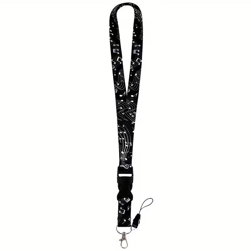 music themed lanyard for teachers and students novelty gift