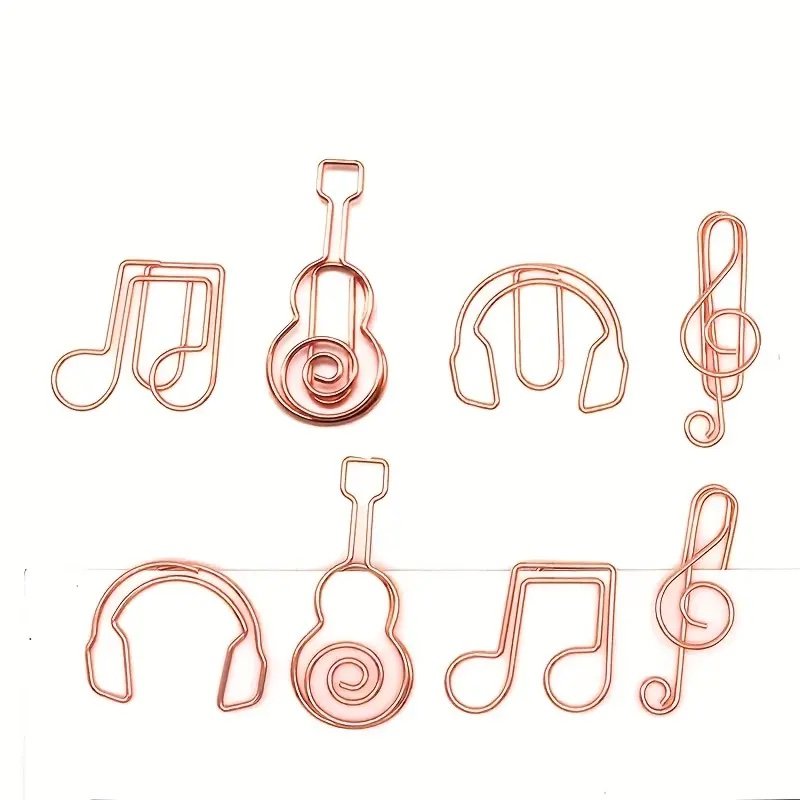 Music Shaped Paper Clips