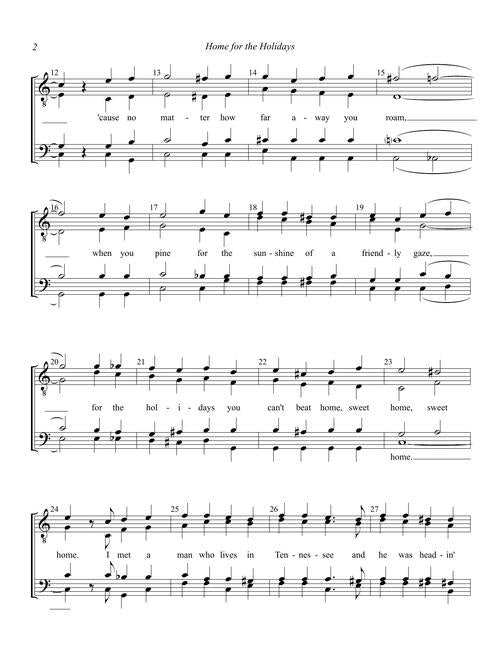 (Il n'y a pas d'endroit comme) la maison pour les vacances (TTBB)