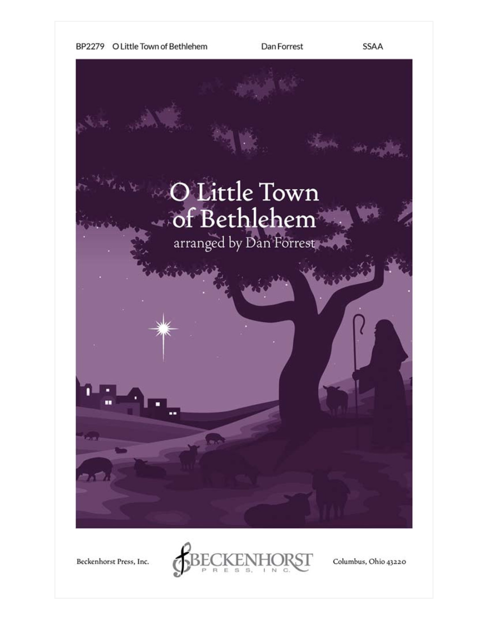 O Little Town of Bethlehem (SSAA)