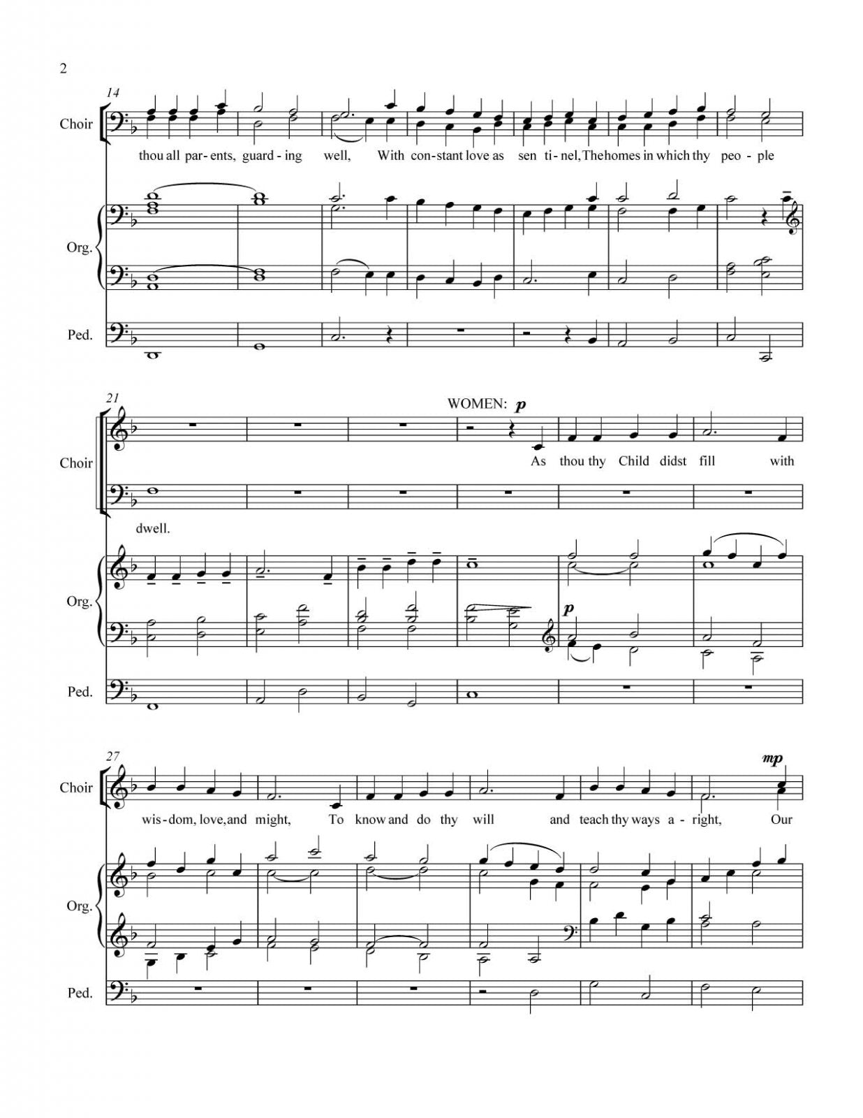 Our Father By Whose Name (SATB)