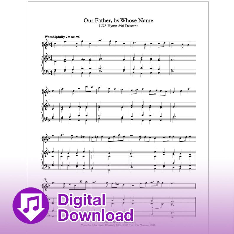 Our Father By Whose Name (Descant)