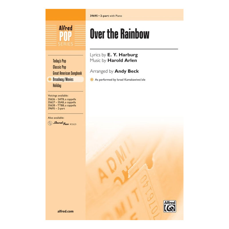 Over the Rainbow (2-Voice)