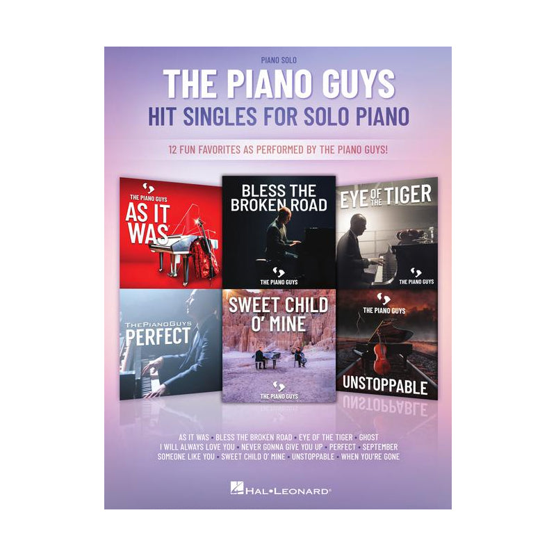 The Piano Guys Hit Singles for Piano Solo