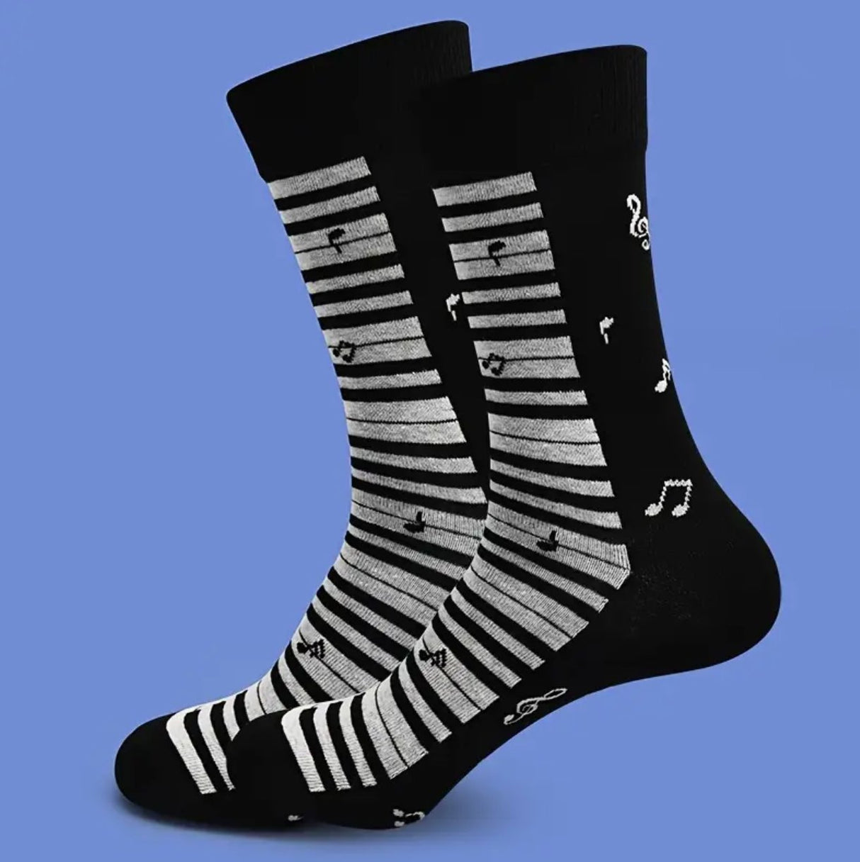 Piano Keyboard Socks (unisex)