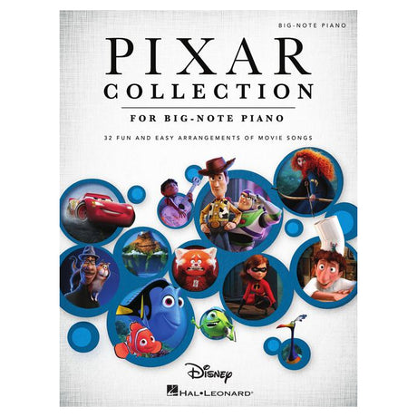 pixar collection easy piano sheet music
