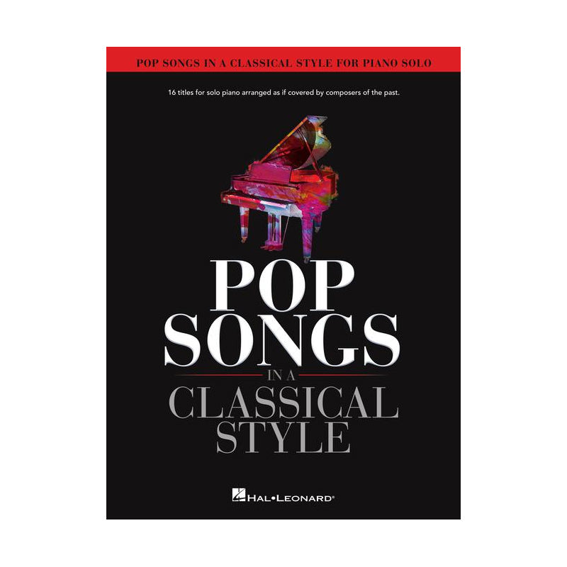 pop piano sheet music classic style