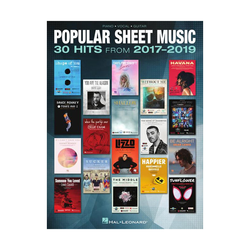 Popular Sheet Music - 30 Hits from 2017-2019