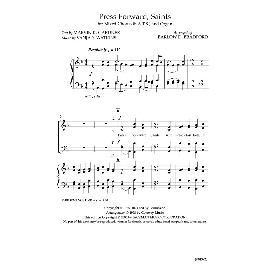 Press Forward Saints