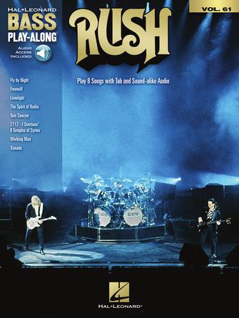 Rush Hal Leonard Bass Play-Along Volume 61
