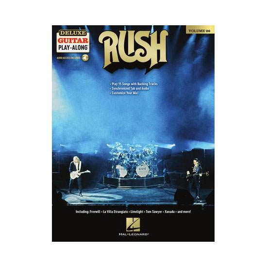 Rush Deluxe Guitar Play-Along Volume 26