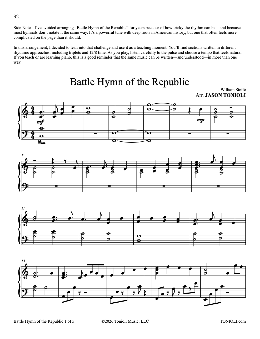Sacred Piano Hymns 7