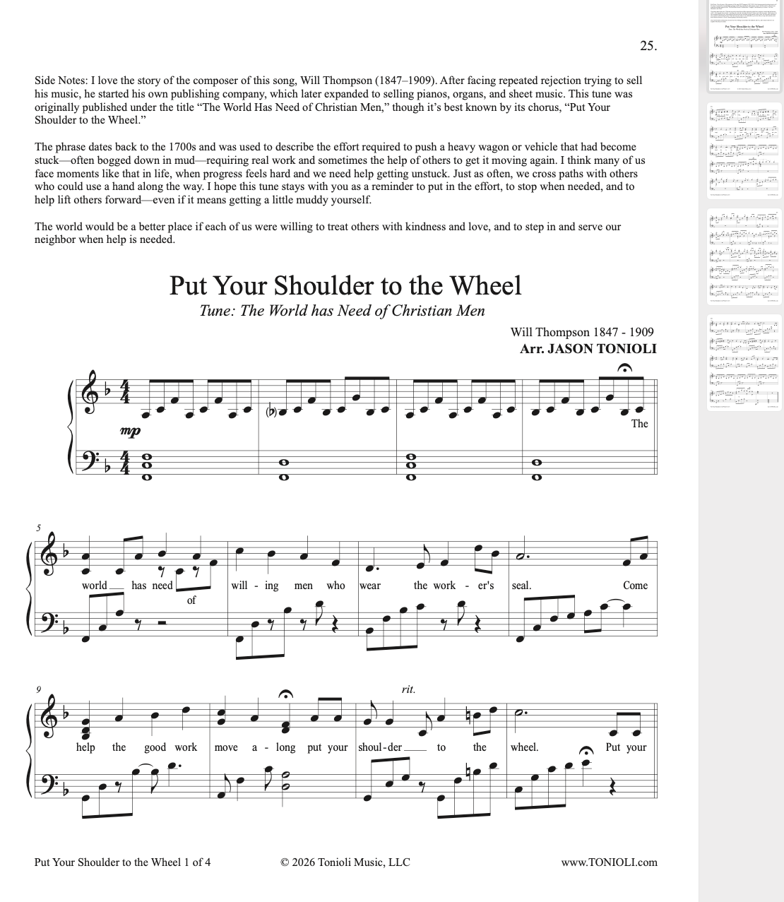 Sacred Piano Hymns 7