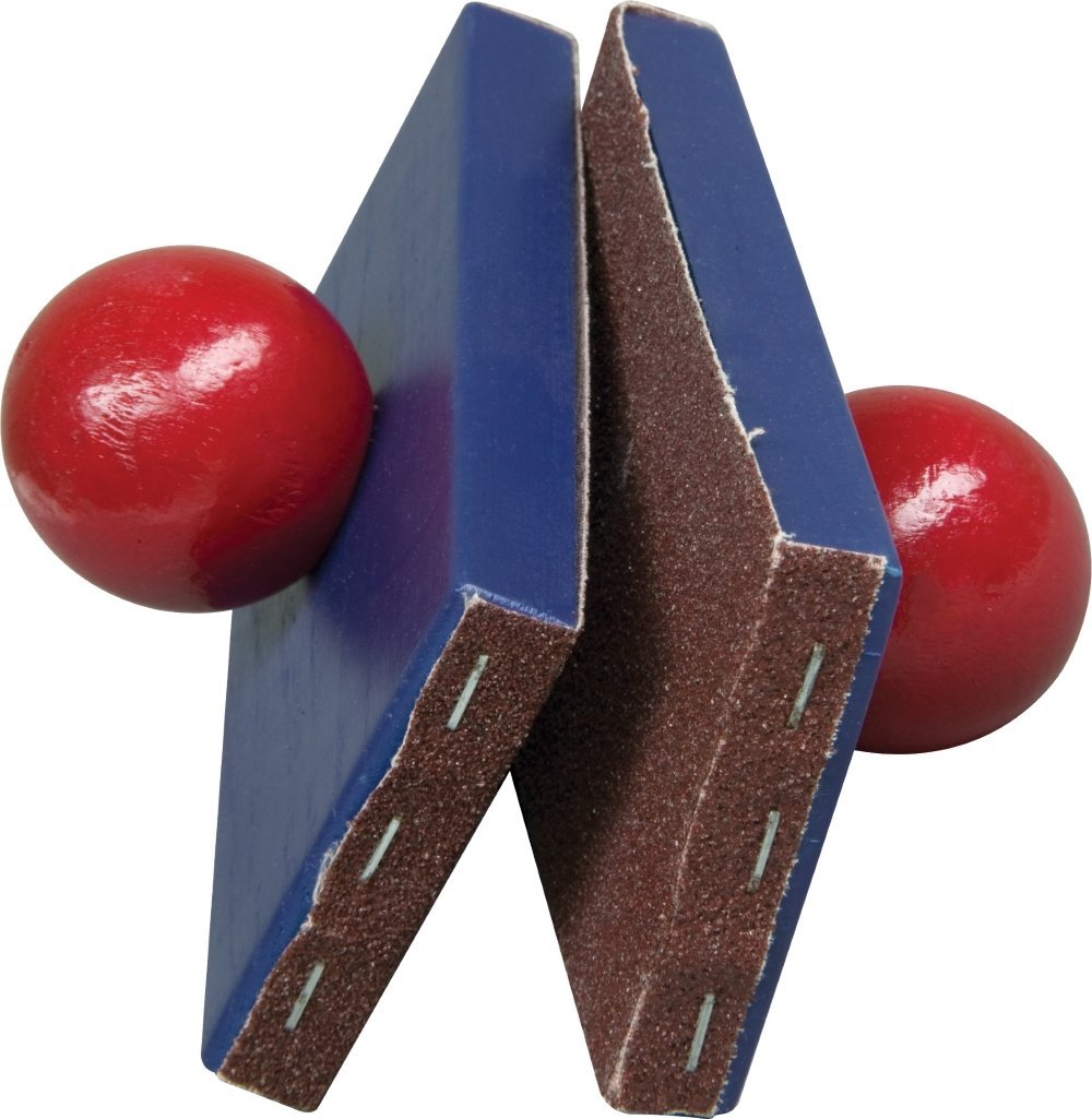 Rhythm Band SE753 Sand Blocks with Large Knobs