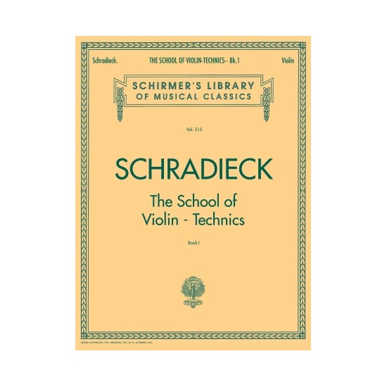 School of Violin Technics – Book 1