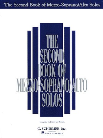 Le deuxième livre de solos de mezzo-soprano/alto