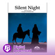 Silent night Christmas sheet music song